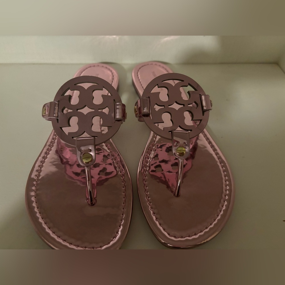Tory Burch Metallic Petunia Sandals